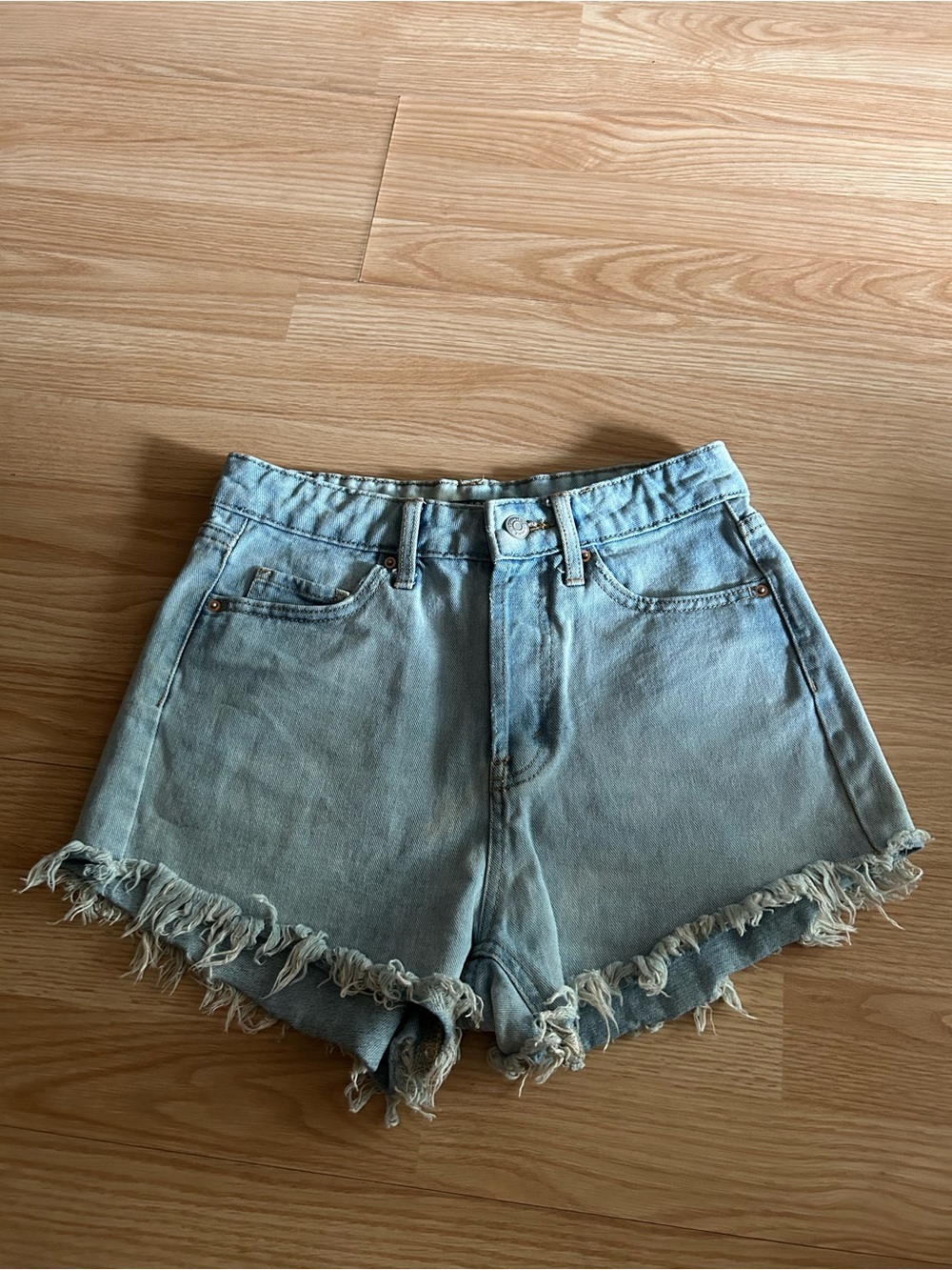 wild fable Highest Rise Raw Edge Jean Shorts Size 0